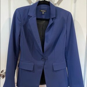 Bebe navy blue suit jacket
